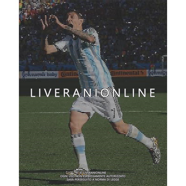 FIFA World Cup Brasile 2014 Ottavi di Finale San Paolo - 01.07.2014 Argentina-Svizzera Nella Foto:di maria esulta /Ph.Vitez-Ag. Aldo Liverani