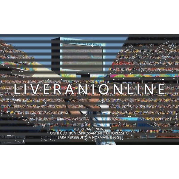 FIFA World Cup Brasile 2014 Ottavi di Finale San Paolo - 01.07.2014 Argentina-Svizzera Nella Foto:di maria esulta /Ph.Vitez-Ag. Aldo Liverani