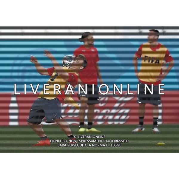 (140630) -- SAO PAULO, June 30, 2014 () -- Switzerland\'s Xherdan Shaqiri takes part in a training session in Sao Paulo, Brazil, on June 30, 2014. Switzerland will face Argentina here in a Round of 16 match of 2014 FIFA World Cup on Tuesday. (/TELAM) (rh) ©photoshot/Agenzia Aldo Liverani sas - ITALY ONLY - EDITORIAL USE ONLY - Argentina - Svizzera Coppa del Mondo FIFA 2014 allo stadio Arena di Sao Paulo, in Brasile, 1 ° luglio 2014
