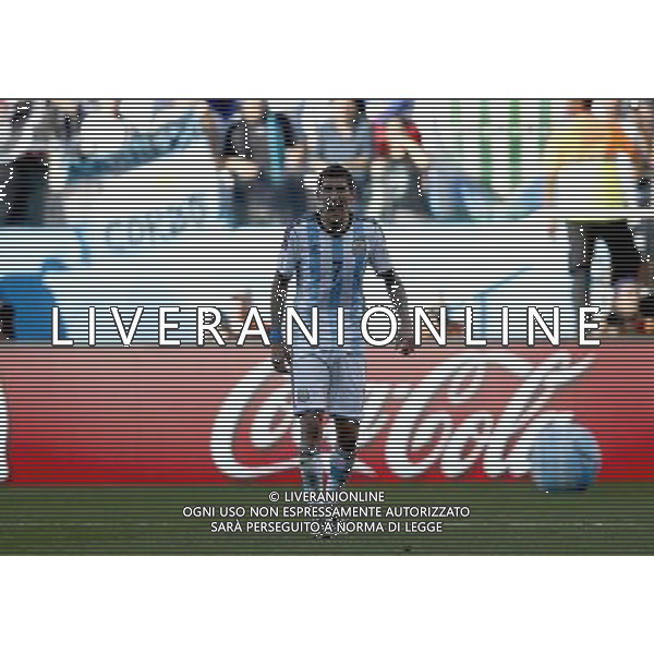 (140701) -- SAO PAULO, July 1, 2014 () -- Argentina\'s Angel Di Maria reacts after a Round of 16 match between Argentina and Switzerland of 2014 FIFA World Cup at the Arena de Sao Paulo Stadium in Sao Paulo, Brazil, on July 1, 2014. Argentina won 1-0 over Switzerland after 120 minutes and qualified for quarter-finals on Tuesday. (/Wang Lili)(pcy) ©photoshot/Agenzia Aldo Liverani sas - ITALY ONLY - EDITORIAL USE ONLY - Argentina - Svizzera Coppa del Mondo FIFA 2014 allo stadio Arena di Sao Paulo, in Brasile, 1 ° luglio 2014