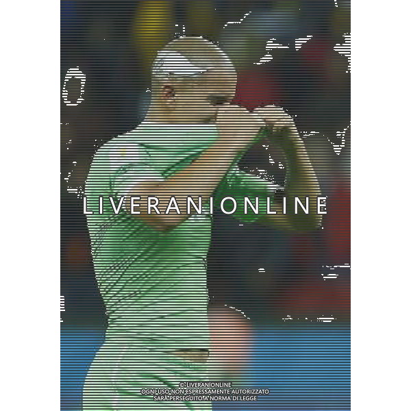 (140630) -- PORTO ALEGRE, June 30, 2014 () -- Algeria\'s Sofiane Feghouli reacts after a Round of 16 match between Germany and Algeria of 2014 FIFA World Cup at the Estadio Beira-Rio Stadium in Porto Alegre, Brazil, on June 30, 2014. Germany won 2-1 over Algeria after 120 minutes and qualified for quarter-finals on Monday. (/Chen Jianli)(rh) ©photoshot/Agenzia Aldo Liverani sas - ITALY ONLY - EDITORIAL USE ONLY