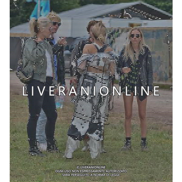  Rita Ora enjoying Hospitality at Glastonbury Friday 2014, Pilton, Glastonbury, uk Date ; 27/06/2014 ©photoshot/Agenzia Aldo Liverani sas - ITALY ONLY - EDITORIAL USE ONLY