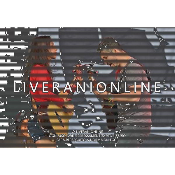  Rodrigo y Gabriela play th Pyramid Stage at Glastonbury Friday 2014, Pilton, Glastonbury, uk Date ; 27/06/2014 ©photoshot/Agenzia Aldo Liverani sas - ITALY ONLY - EDITORIAL USE ONLY