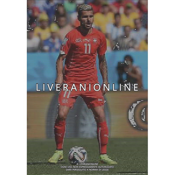 FIFA World Cup Brasile 2014 Ottavi di Finale San Paolo - 01.07.2014 Argentina-Svizzera Nella Foto:Behrami Valon /Ph.Vitez-Ag. Aldo Liverani