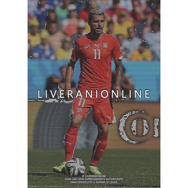 FIFA World Cup Brasile 2014 Ottavi di Finale San Paolo - 01.07.2014 Argentina-Svizzera Nella Foto:Behrami Valon /Ph.Vitez-Ag. Aldo Liverani