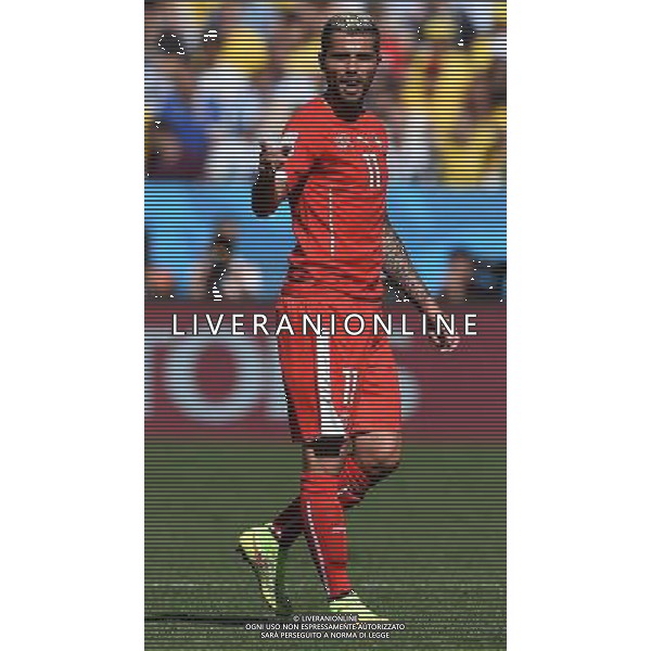 FIFA World Cup Brasile 2014 Ottavi di Finale San Paolo - 01.07.2014 Argentina-Svizzera Nella Foto:Behrami Valon /Ph.Vitez-Ag. Aldo Liverani