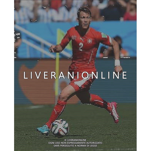 FIFA World Cup Brasile 2014 Ottavi di Finale San Paolo - 01.07.2014 Argentina-Svizzera Nella Foto:Lichtsteiner /Ph.Vitez-Ag. Aldo Liverani