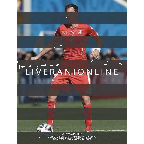 FIFA World Cup Brasile 2014 Ottavi di Finale San Paolo - 01.07.2014 Argentina-Svizzera Nella Foto:Lichtsteiner /Ph.Vitez-Ag. Aldo Liverani