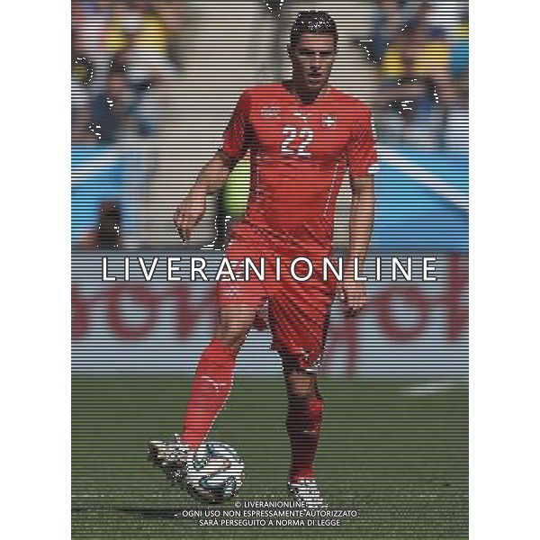 FIFA World Cup Brasile 2014 Ottavi di Finale San Paolo - 01.07.2014 Argentina-Svizzera Nella Foto:Schaer Fabian /Ph.Vitez-Ag. Aldo Liverani