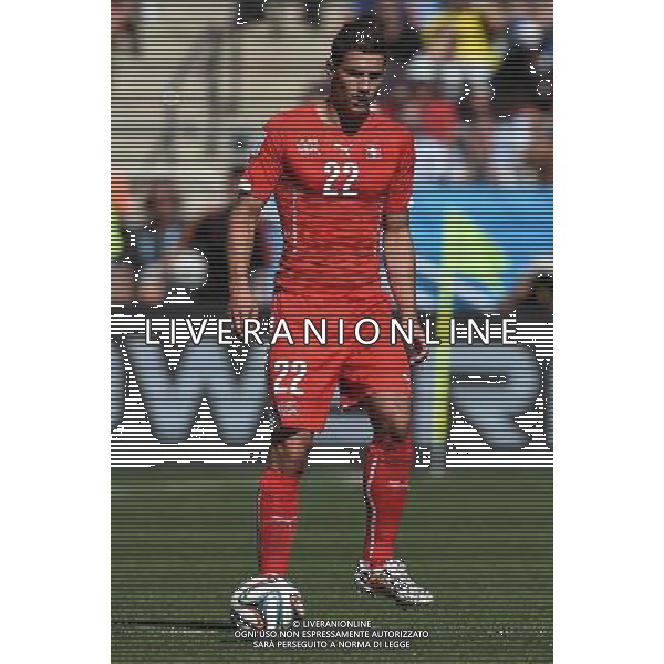 FIFA World Cup Brasile 2014 Ottavi di Finale San Paolo - 01.07.2014 Argentina-Svizzera Nella Foto:Schaer Fabian /Ph.Vitez-Ag. Aldo Liverani