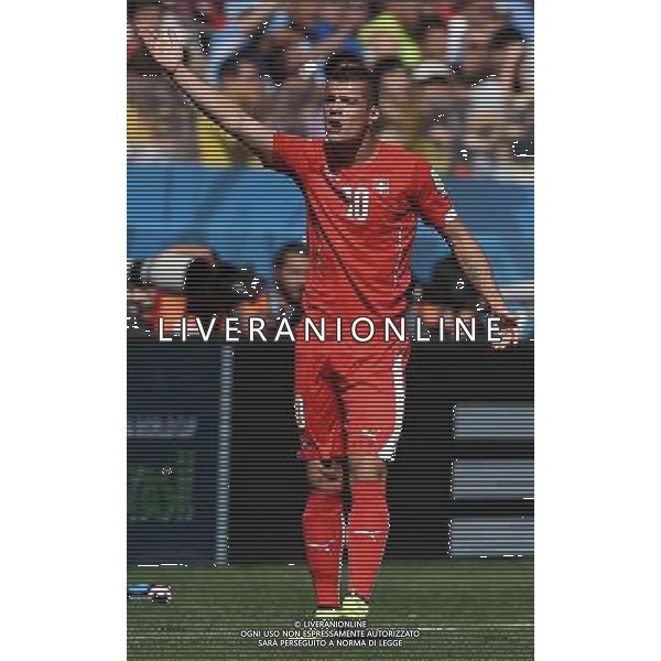 FIFA World Cup Brasile 2014 Ottavi di Finale San Paolo - 01.07.2014 Argentina-Svizzera Nella Foto:Xhaka Granit /Ph.Vitez-Ag. Aldo Liverani