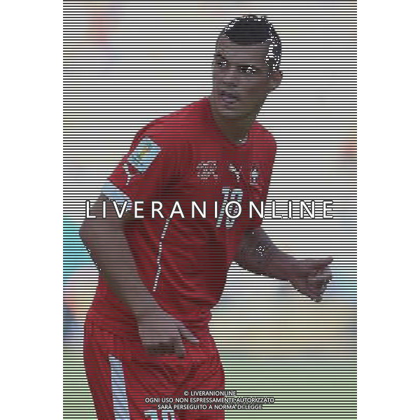 FIFA World Cup Brasile 2014 Ottavi di Finale San Paolo - 01.07.2014 Argentina-Svizzera Nella Foto:Xhaka Granit /Ph.Vitez-Ag. Aldo Liverani