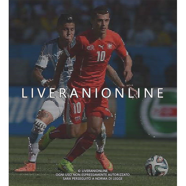 FIFA World Cup Brasile 2014 Ottavi di Finale San Paolo - 01.07.2014 Argentina-Svizzera Nella Foto:Xhaka Granit /Ph.Vitez-Ag. Aldo Liverani