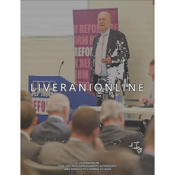 Rt Hon Chris Grayling MP address a high level conference on crime, justice and safer communities. Reform: Crime, justice and safer communities Conference in Canary Wharf, London, England, 02.07.14 ©PHOTOSHOT/Agenzia Aldo Liverani sas - ITALY ONLY - EDITORIAL USE ONLY