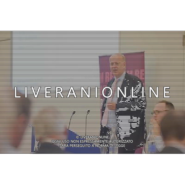 Rt Hon Chris Grayling MP address a high level conference on crime, justice and safer communities. Reform: Crime, justice and safer communities Conference in Canary Wharf, London, England, 02.07.14 ©PHOTOSHOT/Agenzia Aldo Liverani sas - ITALY ONLY - EDITORIAL USE ONLY