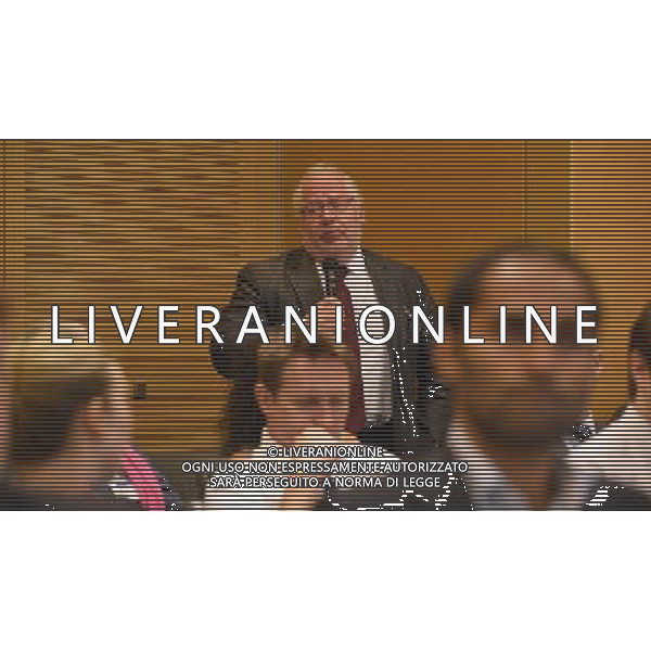 Lord Toby Harris asks a question during the conference on crime, justice and safer communities. Reform: Crime, justice and safer communities Conference in Canary Wharf, London, England, 02.07.14 ©PHOTOSHOT/Agenzia Aldo Liverani sas - ITALY ONLY - EDITORIAL USE ONLY