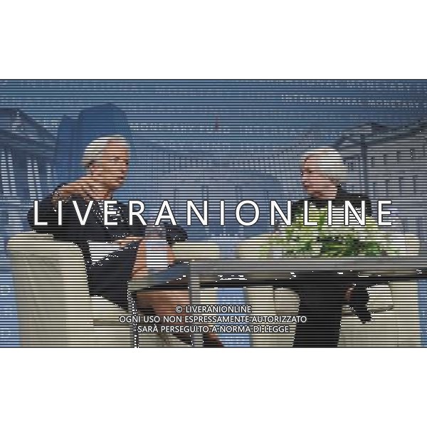 (140702) -- WASHINGTON D.C., July 2, 2014 () -- Christine Lagarde (L), Managing Director of the International Monetary Fund (IMF), speaks as U.S. Federal Reserve Chair Janet Yellen looks at the headquarters of the IMF in Washington D.C., capital of the United States, July 2, 2014. U.S. Federal Reserve Chair Janet Yellen said Wednesday that she didn\'t see the need for the central bank to change current monetary policy in order to address financial stability concerns, although she acknowledged \'pockets of increased risk-taking\' in the financial system. (/Bao Dandan) AG ALDO LIVERANI SAS ONLY ITALY