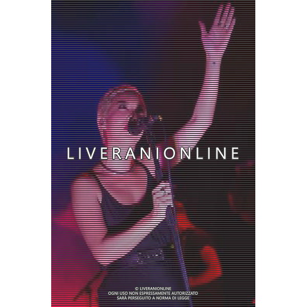 Alisa Xayalith of New Zealand band The Naked And Famous performing at Shepherd\'s Bush Empire, London, England, UK on Wednesday 2nd July 2014. AG ALDO LIVERANI SAS ONLY ITALY