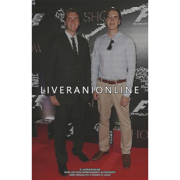James Phelps and Oliver Phelps at the F1 Party in aid of Great Ormond Street Hospital (GOSH) Children\'s Charity at the V\'A, London, England