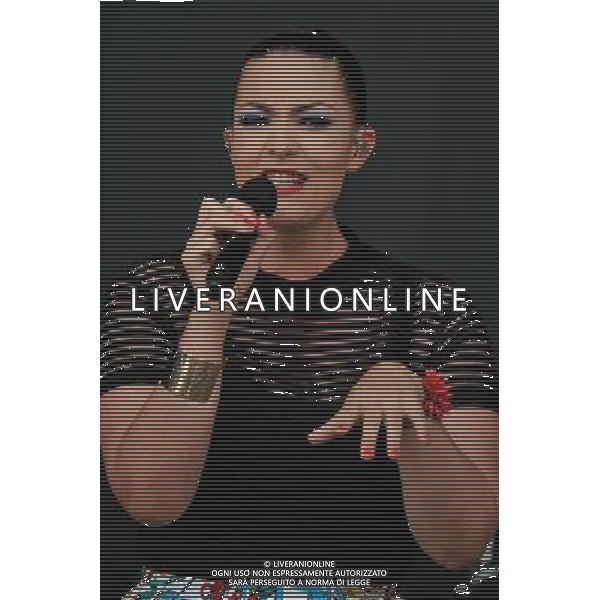 Caro Emerald performs on the Pyramis stage on Day 3 of the Glastonbury Festival at Worthy Farm on June 29, 2014 in Glastonbury, England. AG ALDO LIVERANI SAS ONLY ITALY