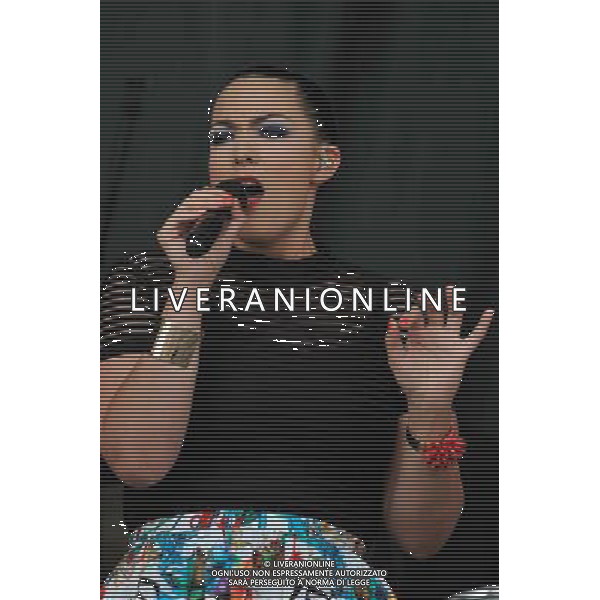 Caro Emerald performs on the Pyramis stage on Day 3 of the Glastonbury Festival at Worthy Farm on June 29, 2014 in Glastonbury, England. AG ALDO LIVERANI SAS ONLY ITALY