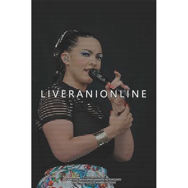 Caro Emerald performs on the Pyramis stage on Day 3 of the Glastonbury Festival at Worthy Farm on June 29, 2014 in Glastonbury, England. AG ALDO LIVERANI SAS ONLY ITALY