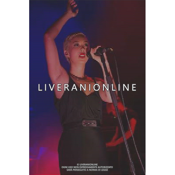 Alisa Xayalith of New Zealand band The Naked And Famous performing at Shepherd\'s Bush Empire, London, England, UK on Wednesday 2nd July 2014. ©PHOTOSHOT /Agenzia Aldo Liverani sas - ITALY ONLY - EDITORIAL USE ONLY