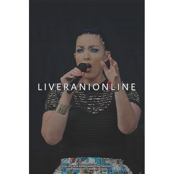 Caro Emerald performs on the Pyramis stage on Day 3 of the Glastonbury Festival at Worthy Farm on June 29, 2014 in Glastonbury, England. ©PHOTOSHOT /Agenzia Aldo Liverani sas - ITALY ONLY - EDITORIAL USE ONLY