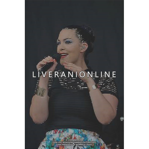 Caro Emerald performs on the Pyramis stage on Day 3 of the Glastonbury Festival at Worthy Farm on June 29, 2014 in Glastonbury, England. ©PHOTOSHOT /Agenzia Aldo Liverani sas - ITALY ONLY - EDITORIAL USE ONLY