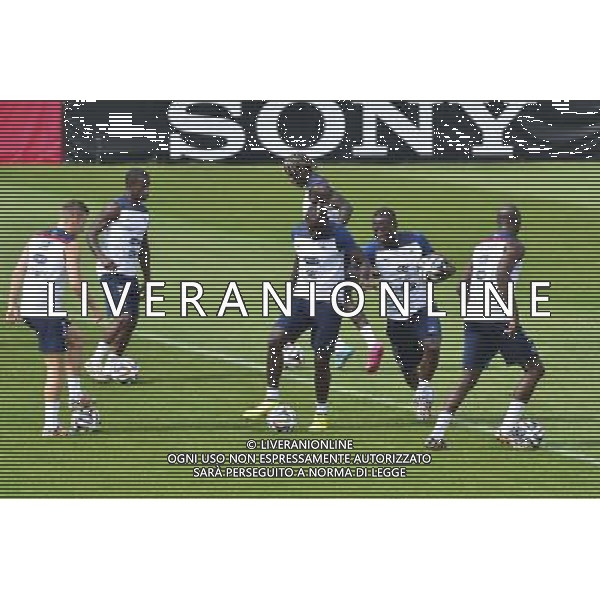 Entrainement France - 01.07.2014 - Entrainement -Equipe de France - Coupe du Monde 2014 -Ribeirao Preto- Photo : Dave Winter / Icon Sport /Agenzia Aldo Liverani sas - ITALY ONLY - Conferenza stampa e allenamento della nazionale di calcio della Francia - Coppa Mondo FIFA Brasile 2014 *** Local Caption ***