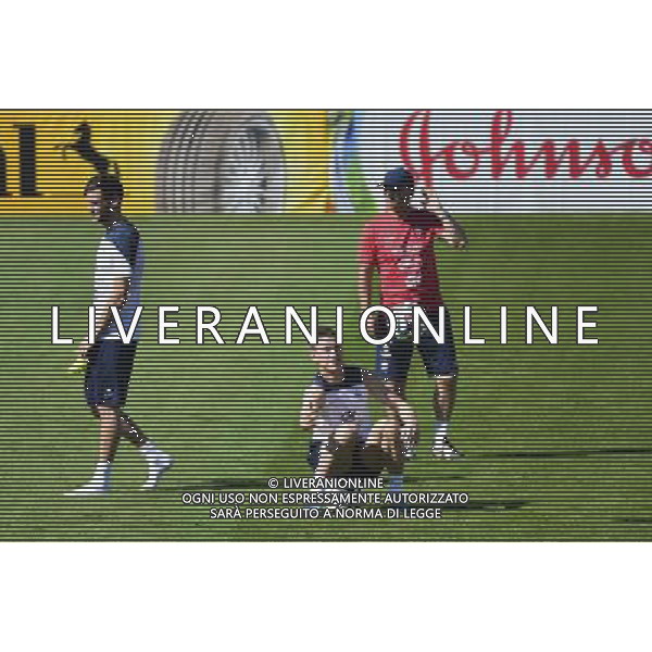 Laurent KOSCIELNY - 01.07.2014 - Entrainement -Equipe de France - Coupe du Monde 2014 -Ribeirao Preto- Photo : Dave Winter / Icon Sport /Agenzia Aldo Liverani sas - ITALY ONLY - Conferenza stampa e allenamento della nazionale di calcio della Francia - Coppa Mondo FIFA Brasile 2014 *** Local Caption ***