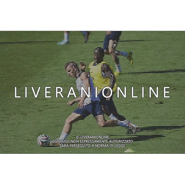 Lucas DIGNE / Rio MAVUBA - 01.07.2014 - Entrainement -Equipe de France - Coupe du Monde 2014 -Ribeirao Preto- Photo : Dave Winter / Icon Sport /Agenzia Aldo Liverani sas - ITALY ONLY - Conferenza stampa e allenamento della nazionale di calcio della Francia - Coppa Mondo FIFA Brasile 2014 *** Local Caption ***