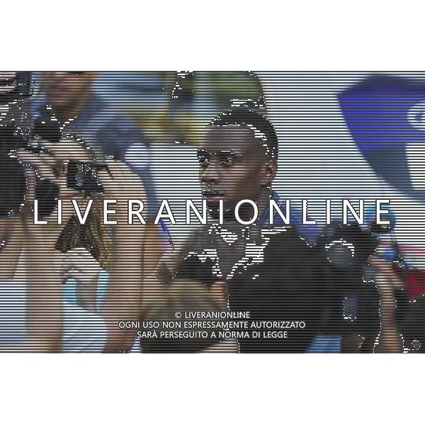 Blaise MATUIDI - 02.07.2014 - Conference de presse - Equipe de France - Coupe du Monde 2014 Photo : Dave Winter / Icon Sport /Agenzia Aldo Liverani sas - ITALY ONLY - Conferenza stampa e allenamento della nazionale di calcio della Francia - Coppa Mondo FIFA Brasile 2014