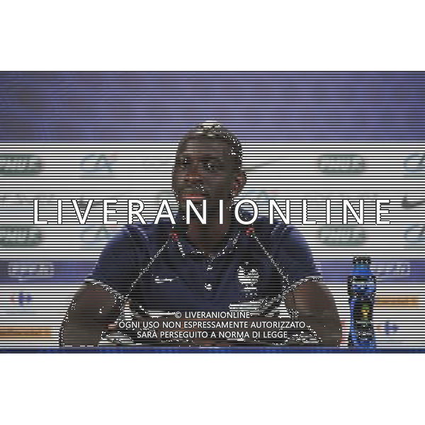 Mamadou SAKHO - 02.07.2014 - Conference de presse - Equipe de France - Coupe du Monde 2014 Photo : Dave Winter / Icon Sport /Agenzia Aldo Liverani sas - ITALY ONLY - Conferenza stampa e allenamento della nazionale di calcio della Francia - Coppa Mondo FIFA Brasile 2014
