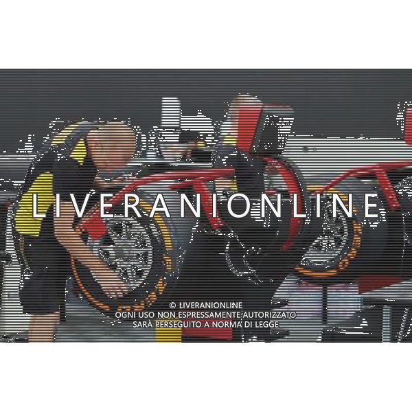 Pirelli tyre engineers. 03.07.2014. Formula 1 World Championship, Rd 9, British Grand Prix, Silverstone, England, Preparation Day. - www.xpbimages.com, EMail: requests@xpbimages.com - copy of publication required for printed pictures. Every used picture is fee-liable. © Copyright: Moy / XPB Images AG ALDO LIVERANI SAS ONLY ITALY