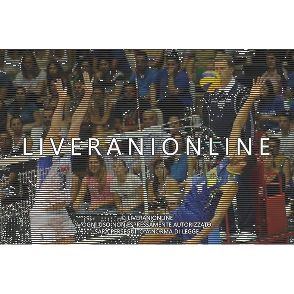 Italia - Brasile partita di pallavolo, valida per la World League di volley a Bologna 03 luglio 2014 ©Schicchi/Agenzia Aldo Liverani sas