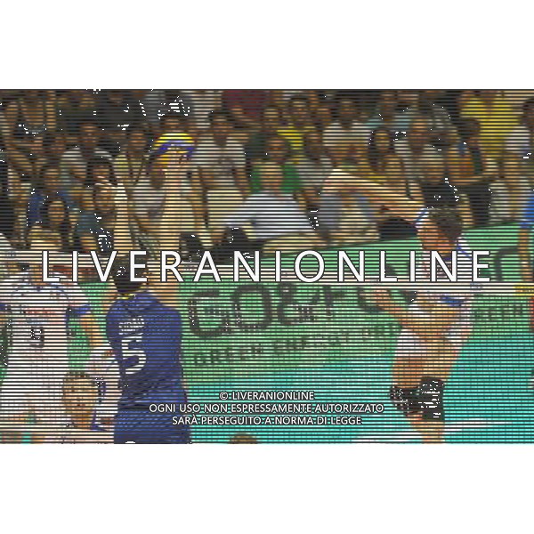 Italia - Brasile partita di pallavolo, valida per la World League di volley a Bologna 03 luglio 2014 nella foto PARODI ©Schicchi/Agenzia Aldo Liverani sas