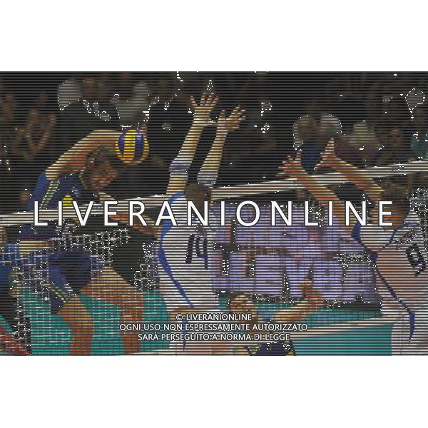 Italia - Brasile partita di pallavolo, valida per la World League di volley a Bologna 03 luglio 2014 nella foto LUCAS ©Schicchi/Agenzia Aldo Liverani sas