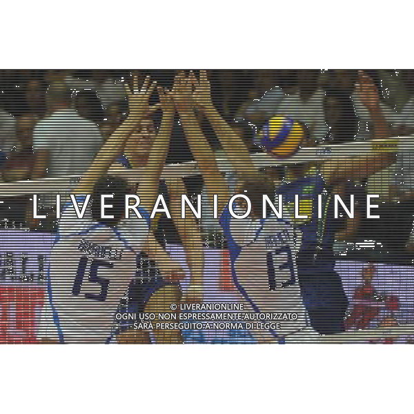 Italia - Brasile partita di pallavolo, valida per la World League di volley a Bologna 03 luglio 2014 ©Schicchi/Agenzia Aldo Liverani sas