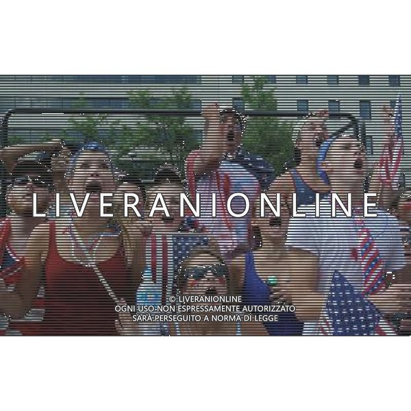 (140701) -- WASHINGTON D.C., July 1, 2014 () -- Fans of the U.S. react as they watch the televised 2014 FIFA World Cup match between the U.S. and Belgium in Washington D.C., the United States, on July 1, 2014. Belgium won 2-1 over U.S. after 120 minutes and qualified for quarter-finals on Tuesday. (/Yin Bogu) ©PHOTOSHOT /Agenzia Aldo Liverani sas - ITALY ONLY - EDITORIAL USE ONLY ©PHOTOSHOT/Agenzia Aldo Liverani sas - ITALY ONLY - EDITORIAL USE ONLY