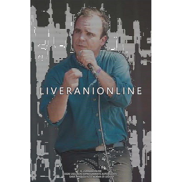 Future Islands (Samuel T. Herring) performs at the Barclaycard presents British Summer Time Hyde Park event in London, England. 3rd July 2014. ©PHOTOSHOT/Agenzia Aldo Liverani sas - ITALY ONLY - EDITORIAL USE ONLY
