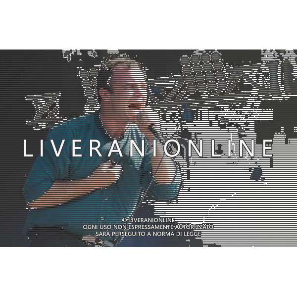 Future Islands (Samuel T. Herring) performs at the Barclaycard presents British Summer Time Hyde Park event in London, England. 3rd July 2014. ©PHOTOSHOT/Agenzia Aldo Liverani sas - ITALY ONLY - EDITORIAL USE ONLY