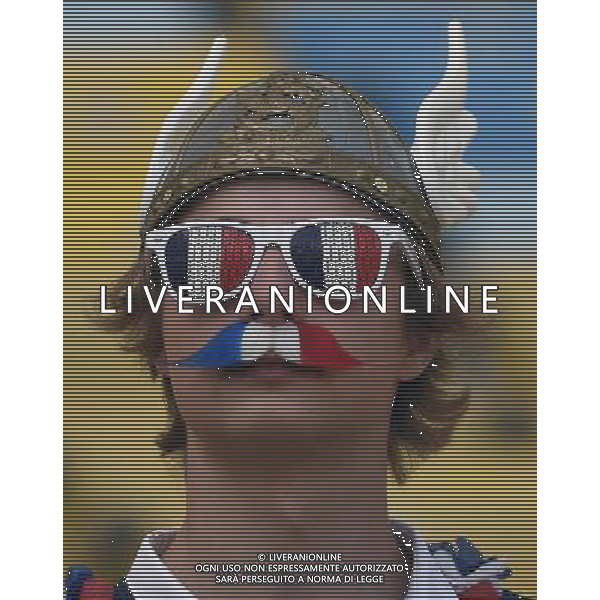 FIFA World Cup Brasile 2014 Quarti di Finale Rio de Janeiro - 04.07.2014 Francia-Germania Nella Foto:TIFOSI /Ph.Vitez-Ag. Aldo Liverani