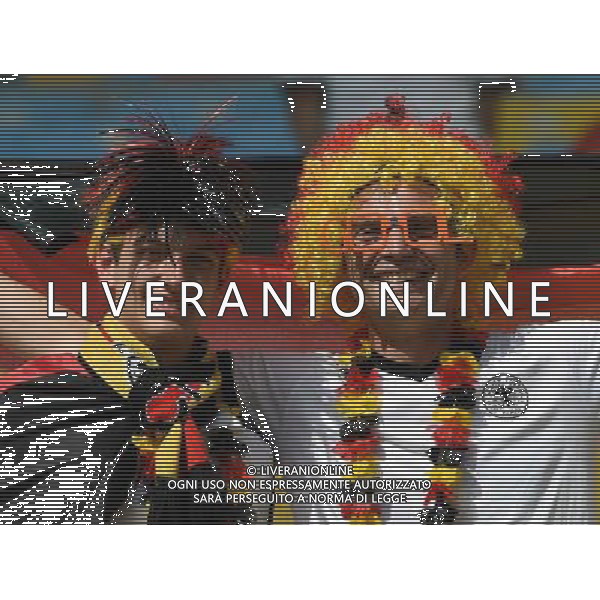 FIFA World Cup Brasile 2014 Quarti di Finale Rio de Janeiro - 04.07.2014 Francia-Germania Nella Foto:TIFOSI /Ph.Vitez-Ag. Aldo Liverani