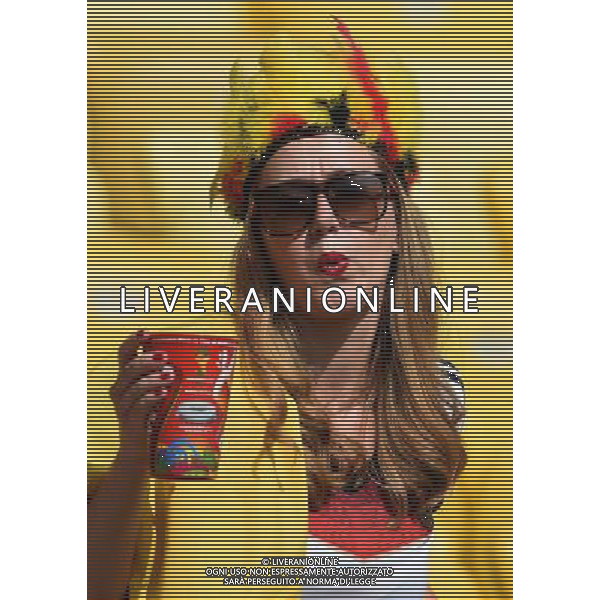 FIFA World Cup Brasile 2014 Quarti di Finale Rio de Janeiro - 04.07.2014 Francia-Germania Nella Foto:TIFOSI /Ph.Vitez-Ag. Aldo Liverani 