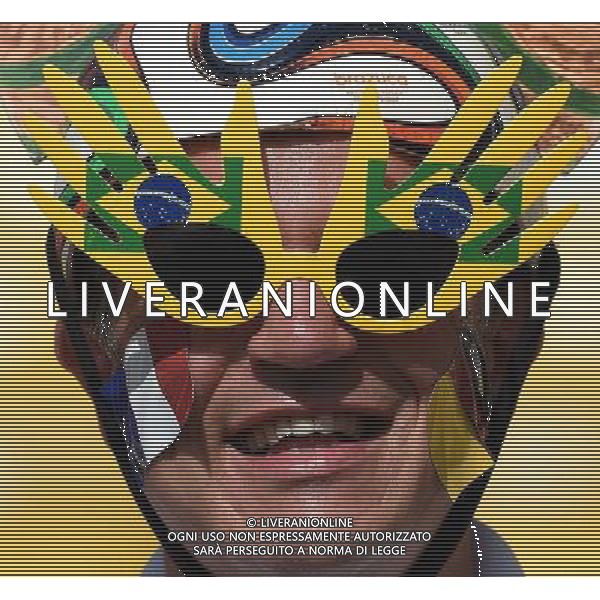 FIFA World Cup Brasile 2014 Quarti di Finale Rio de Janeiro - 04.07.2014 Francia-Germania Nella Foto:TIFOSI /Ph.Vitez-Ag. Aldo Liverani