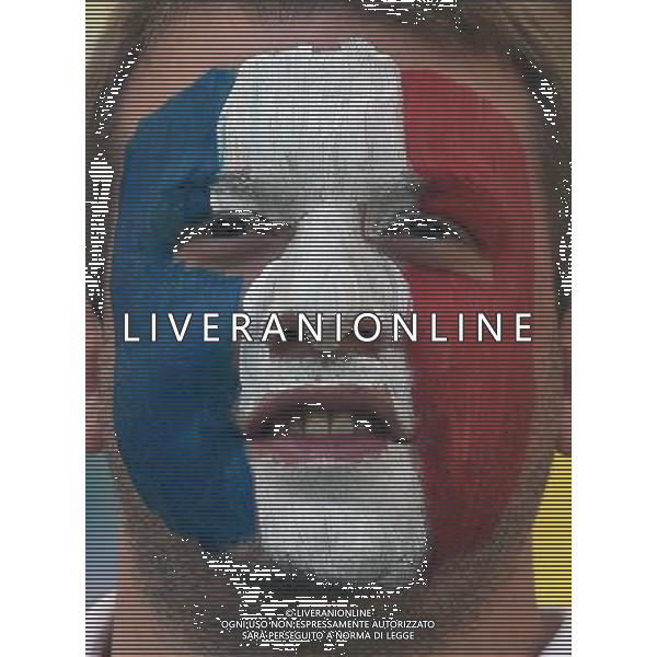 FIFA World Cup Brasile 2014 Quarti di Finale Rio de Janeiro - 04.07.2014 Francia-Germania Nella Foto:TIFOSI /Ph.Vitez-Ag. Aldo Liverani