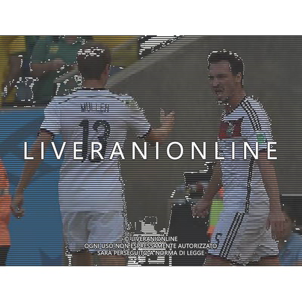 FIFA World Cup Brasile 2014 Quarti di Finale Rio de Janeiro - 04.07.2014 Francia-Germania Nella Foto:hummels esulta /Ph.Vitez-Ag. Aldo Liverani