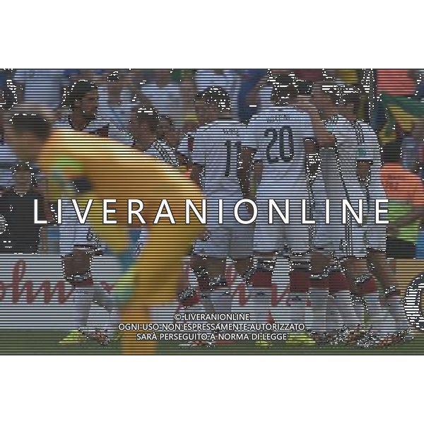 FIFA World Cup Brasile 2014 Quarti di Finale Rio de Janeiro - 04.07.2014 Francia-Germania Nella Foto:hummels esulta /Ph.Vitez-Ag. Aldo Liverani