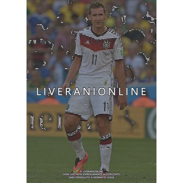 FIFA World Cup Brasile 2014 Quarti di Finale Rio de Janeiro - 04.07.2014 Francia-Germania Nella Foto:klose /Ph.Vitez-Ag. Aldo Liverani